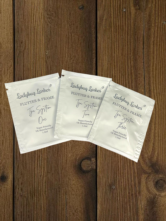 Flutter and Frame Lash & Brow Lamination Sachets – TGA