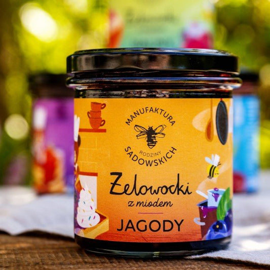 Berries in gel with Honey "Żelowocki" 320g