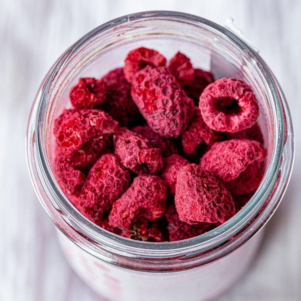Freeze-dried raspberries 40g
