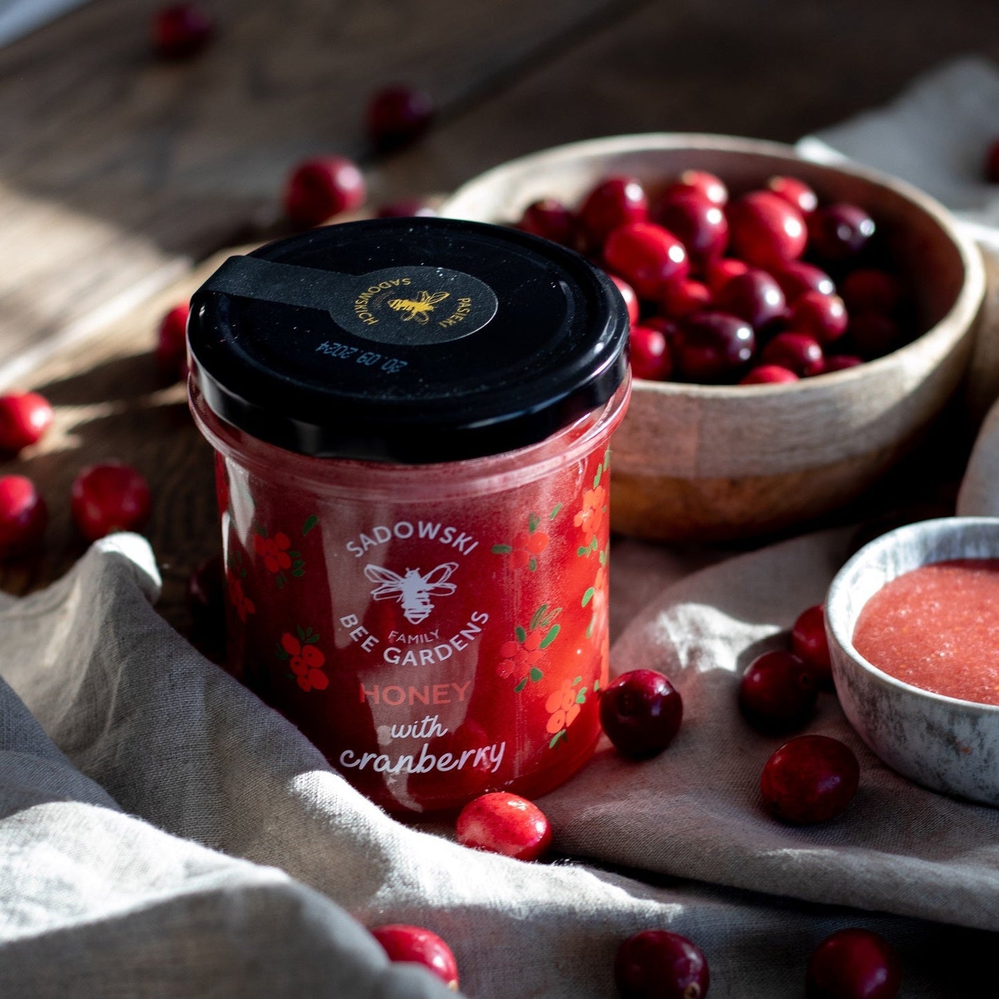 Honey with cranberry 430g