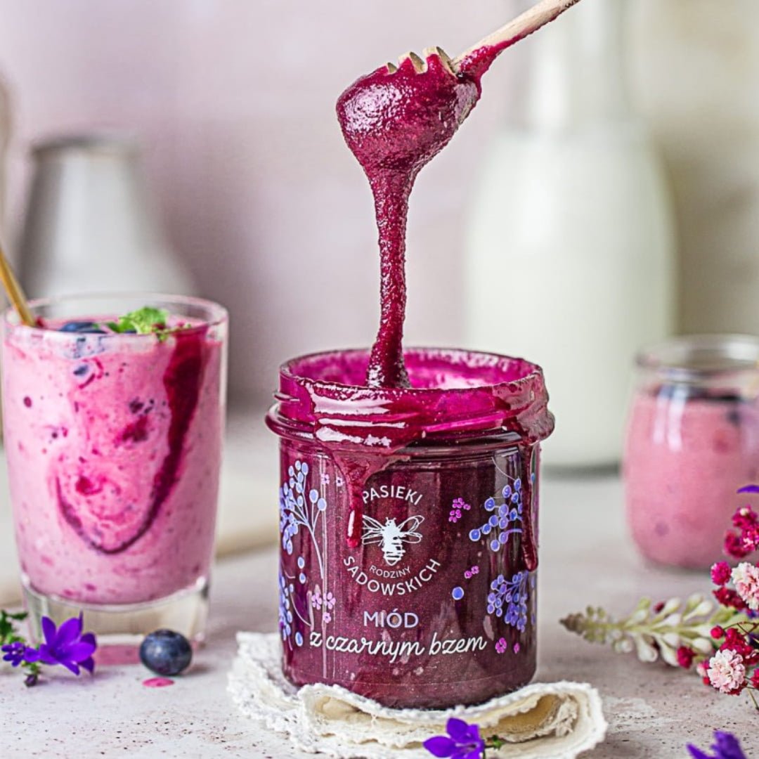 Honey with elderberry 430g