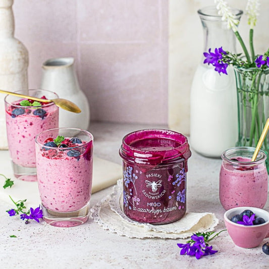 Honey with elderberry 430g