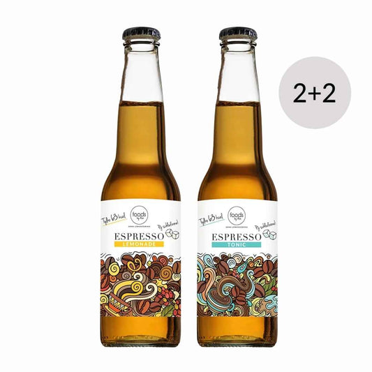 SET: 2x Espresso Tonic 330ml + 2x Espresso Lemonade 330ml