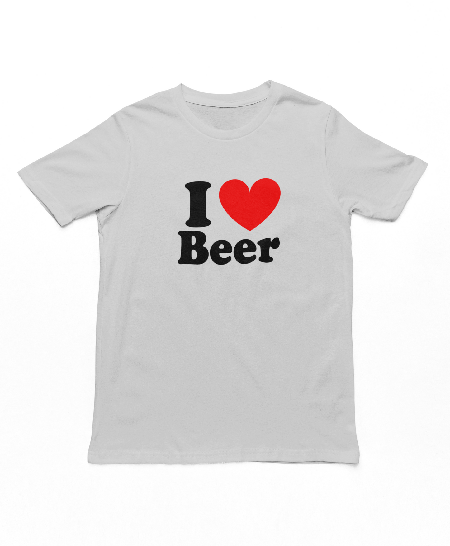 I Love Beer Adults T-Shirt