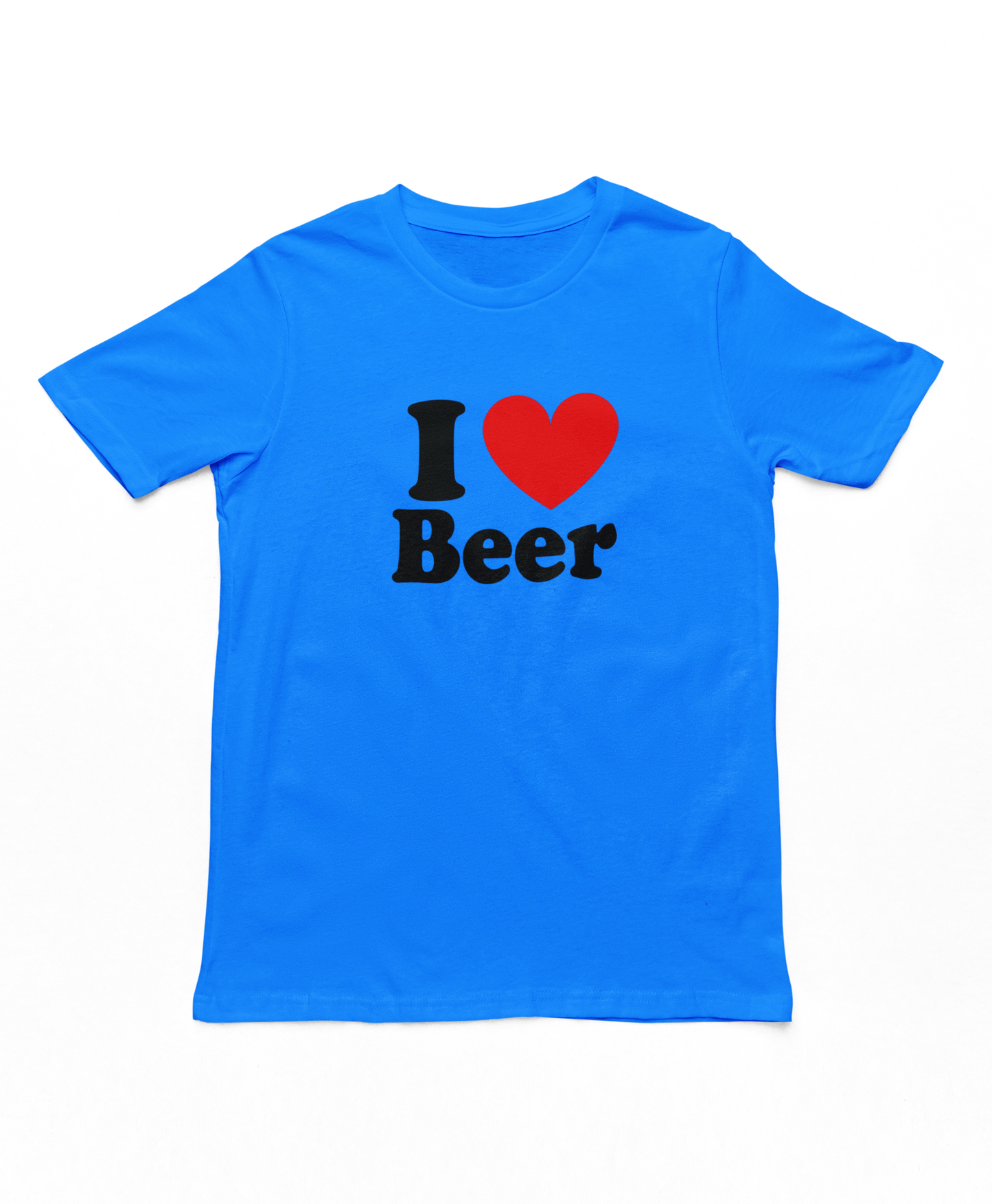 I Love Beer Adults T-Shirt