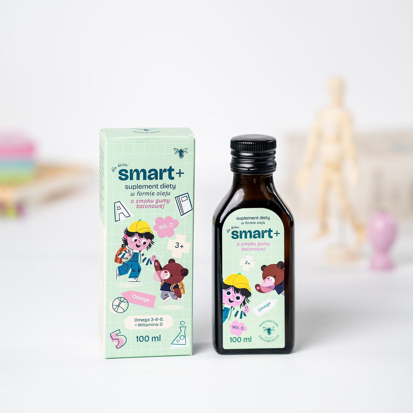 SMART+ oil with bubble gum flavour 100ml