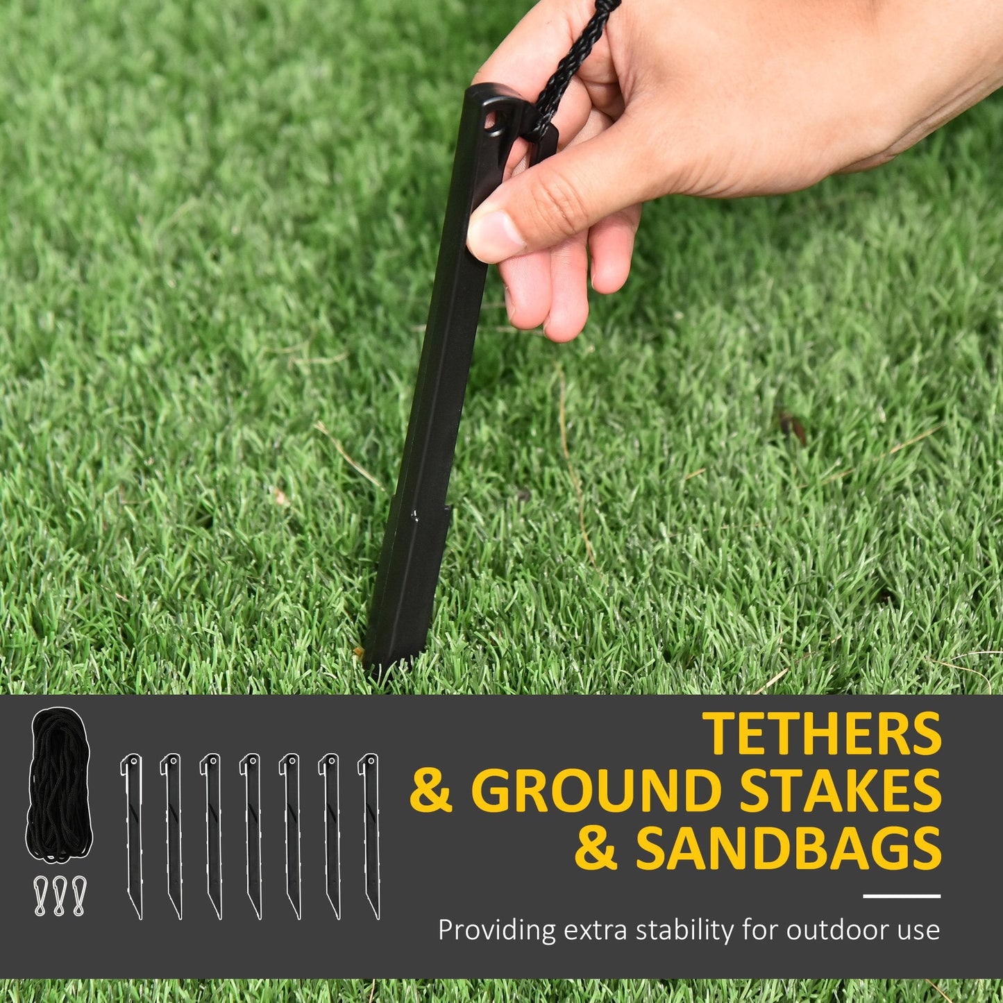 3m Halloween Inflatable Skeleton Ghost Decoration Lighted for Indoor Outdoor