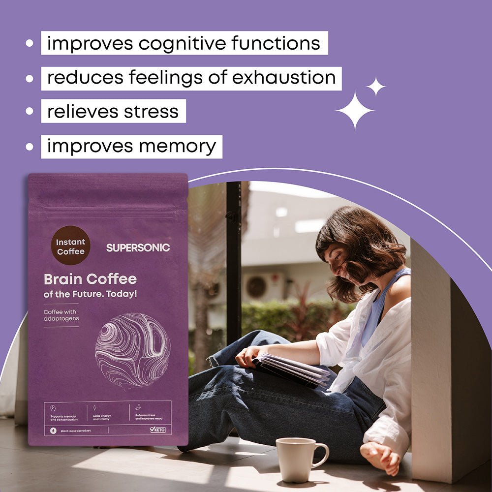 Brain Coffee - Instant coffee with adaptogens 180g