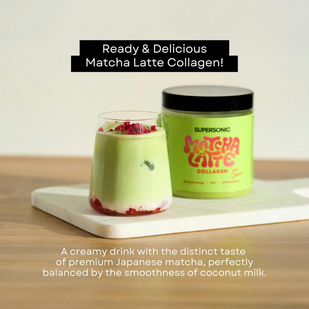 Matcha Latte Collagen - focus & energy, skin, antioxidation 280g
