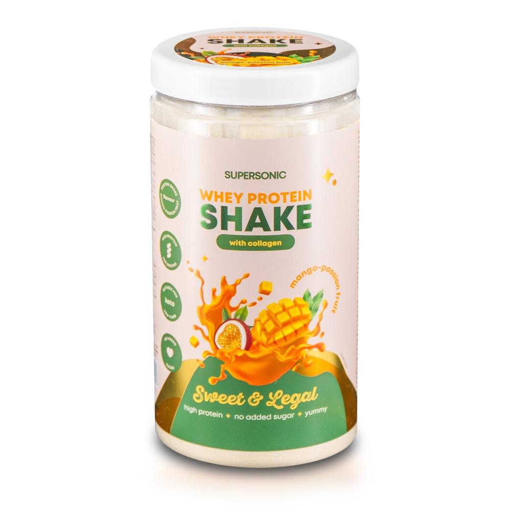 Whey Protein SHAKE with collagen - Mango-Passion Fruit KETO 560g
