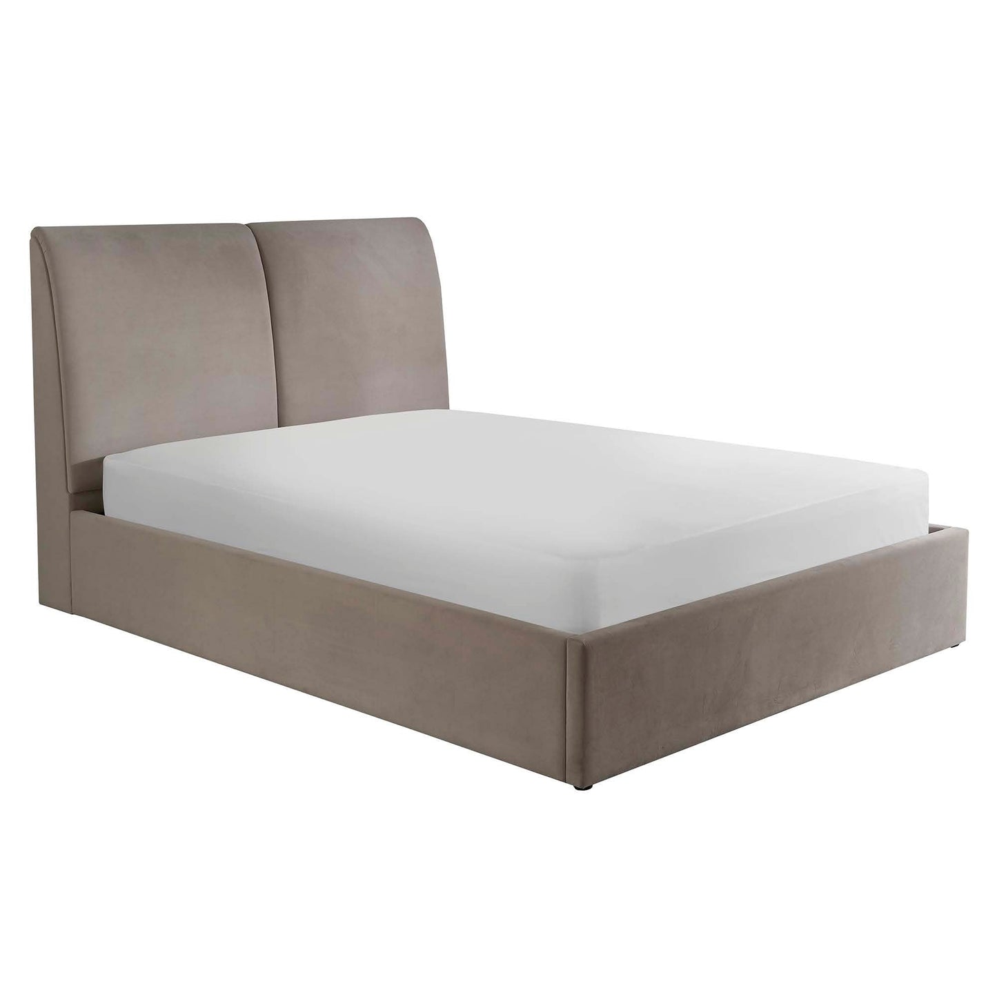 Montrel King Size Ottoman Bed Natural 5 x 7ft