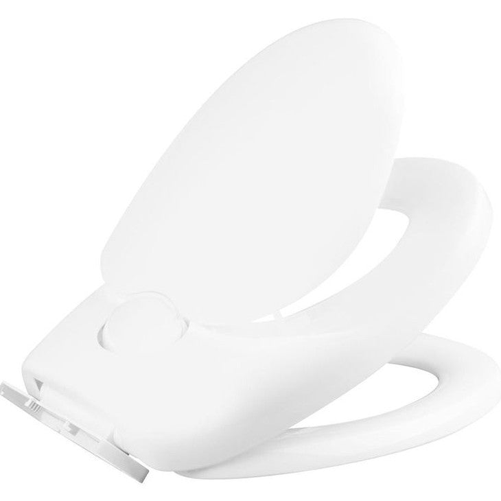 2 in 1 Family Toilet Seat with built-in Child Seat & Adult  Soft-Close Quick Release Hinges & Child Friendly Potty Training