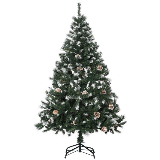 5FT Artificial Christmas Tree Xmas Indoor Decoration, Automatic Open Homcom