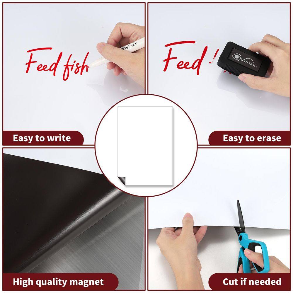 A5 Magnetic Memo Notes Whiteboard for Home Office Task