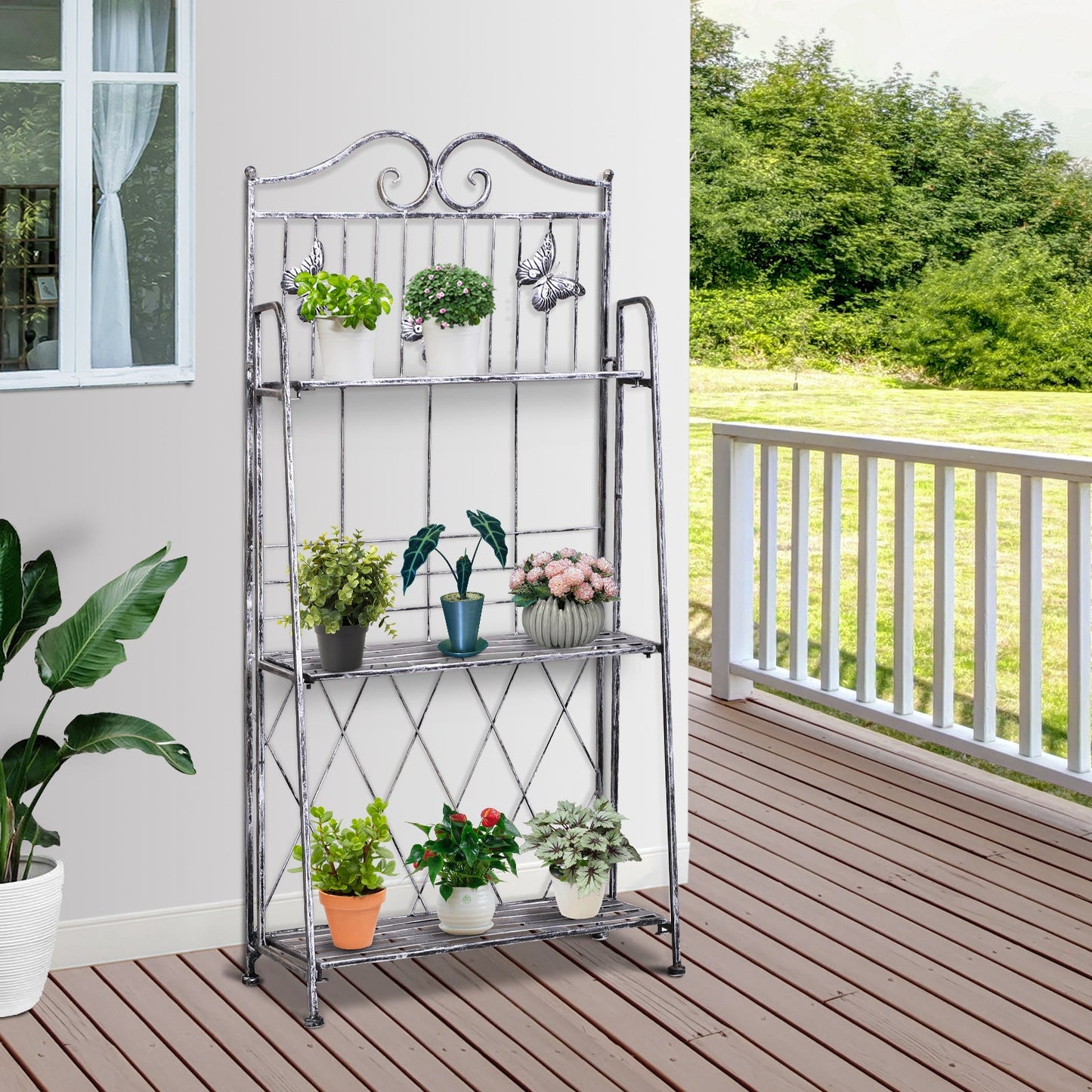 3-Tier Metal Plant Stand