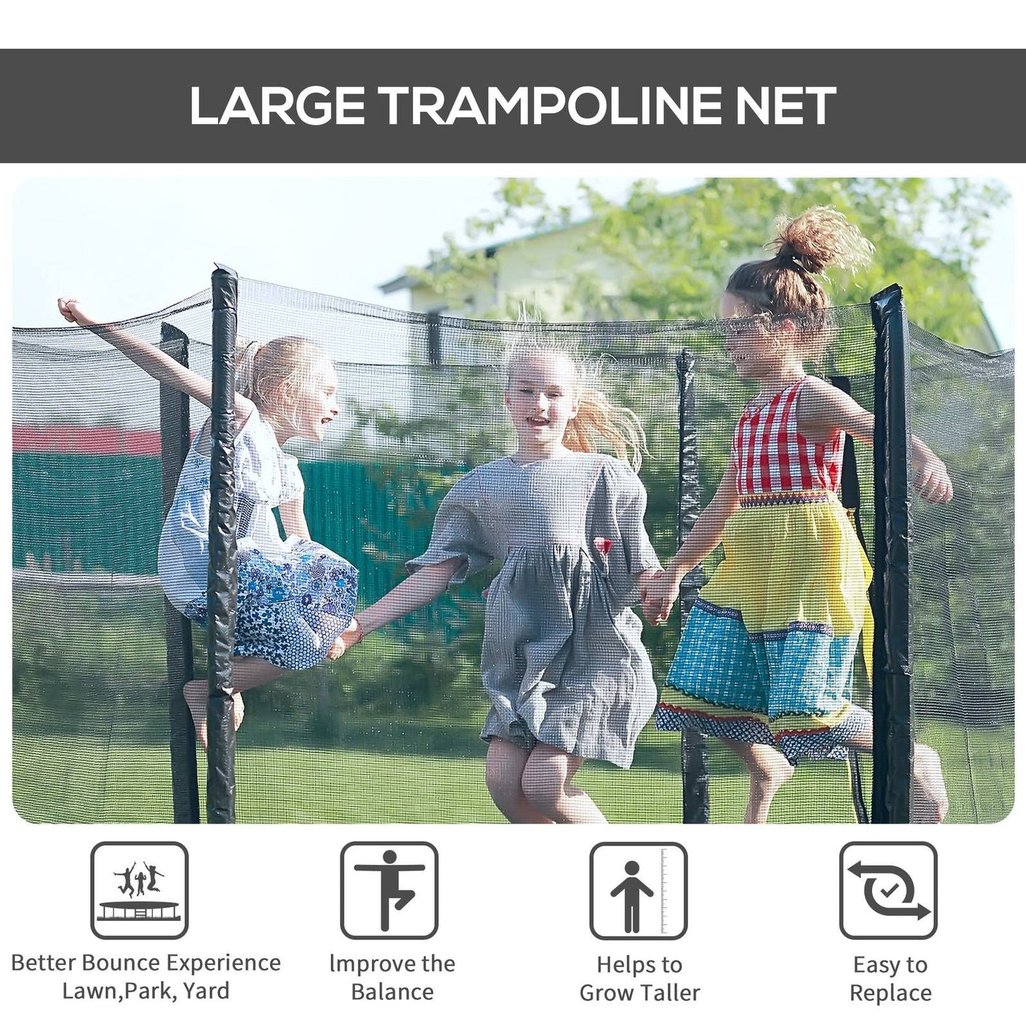 8ft Trampoline Replacement Net