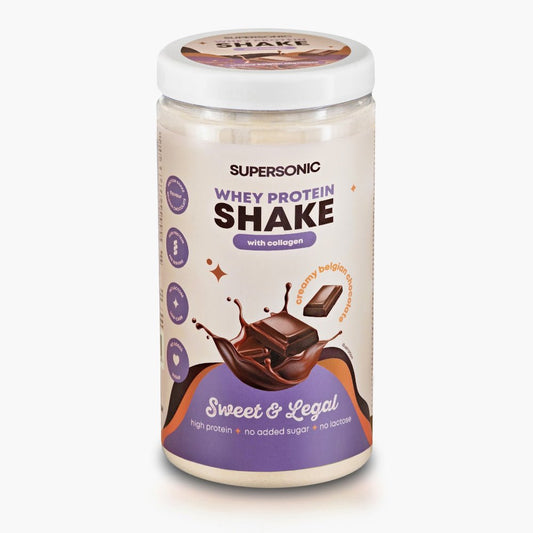 Whey Protein SHAKE with collagen - Belgian Chocolate 560g