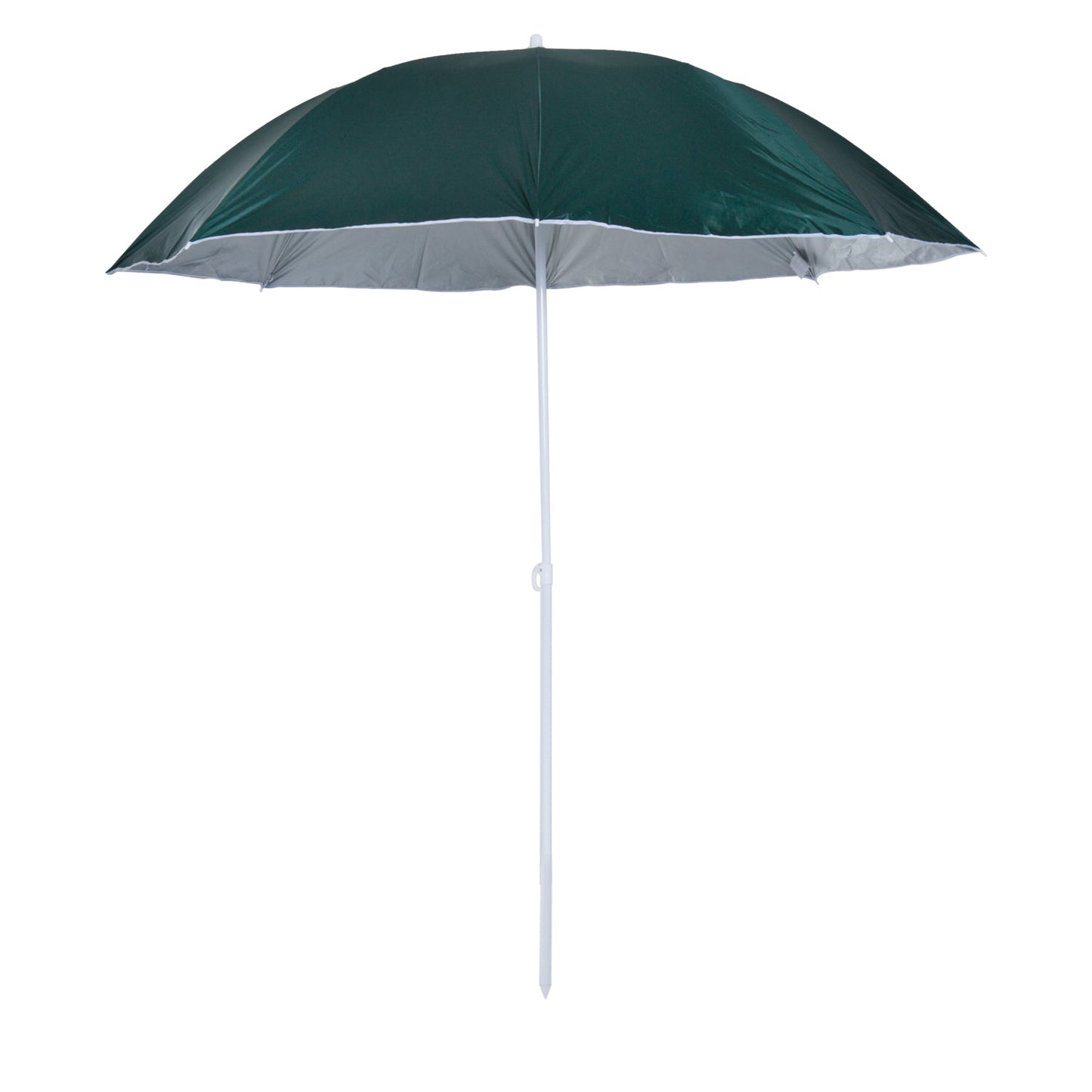 88" Arc 2.2M Fishing Umbrella Beach Parasol with Sides Brolly Shelter Canopy Shade with FREE Carry Bag Green