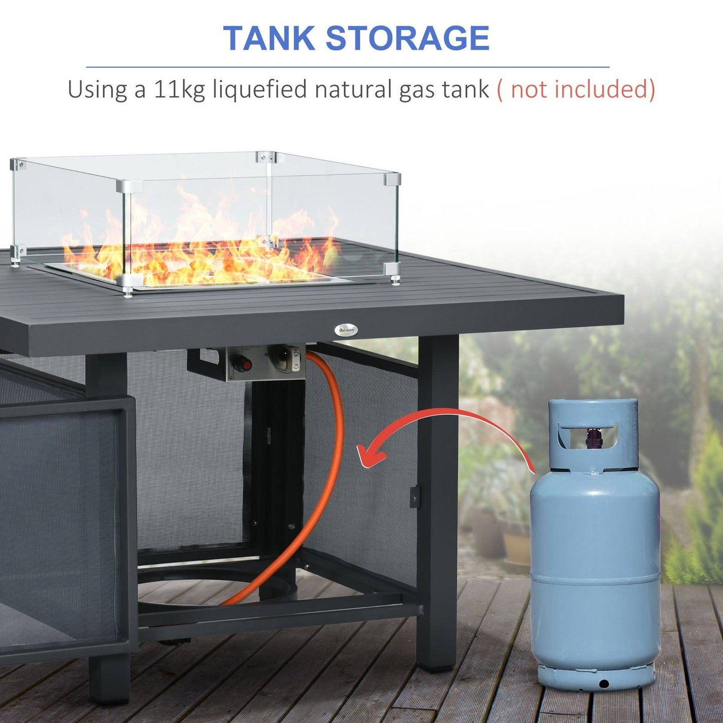 6-Piece Aluminium Garden Furniture Set