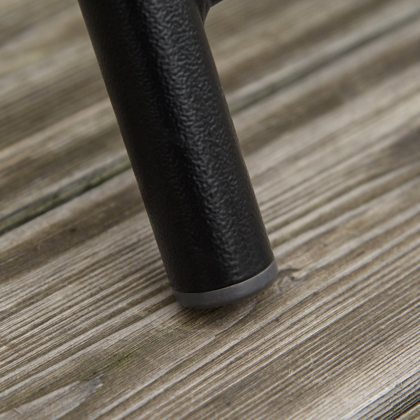 3-Piece Patio Furniture Bistro Set 2 Folding Chairs 1 Tempered Glass Table Adjustable Backrest - Grey