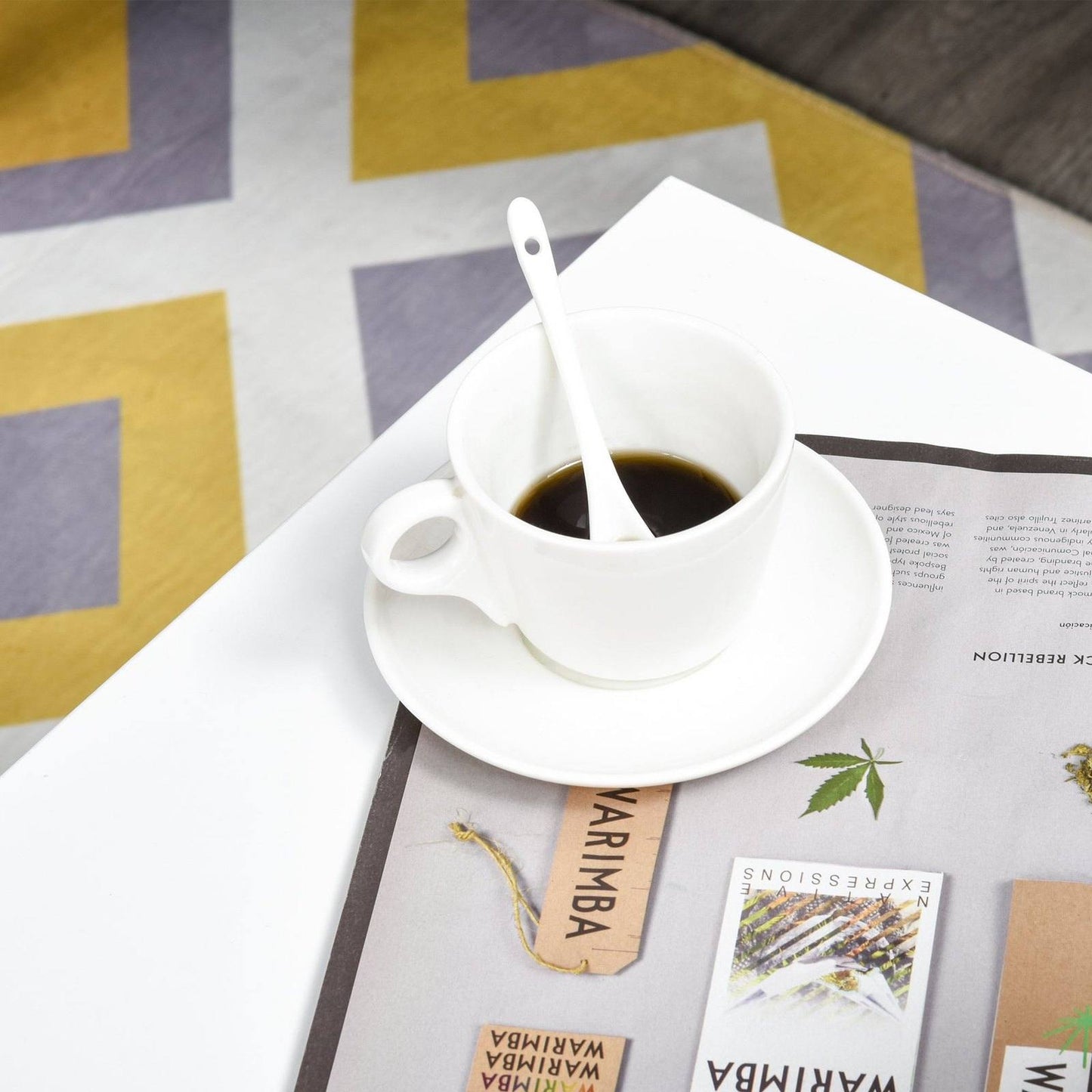 Modern Minimalism Coffee Table with Storage