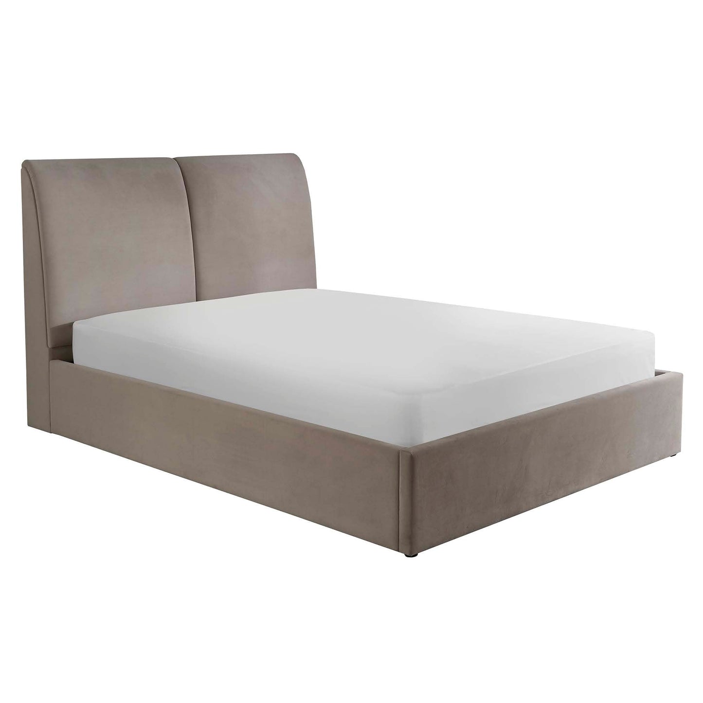 Montrel Double Ottoman Bed Natural 5 x 7ft