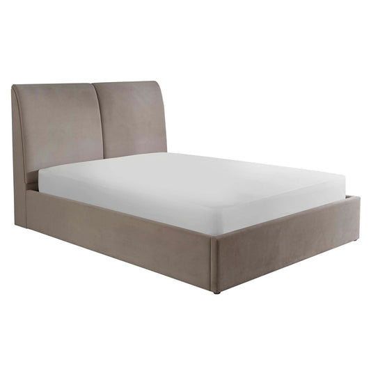 Montrel Double Ottoman Bed Natural 5 x 7ft